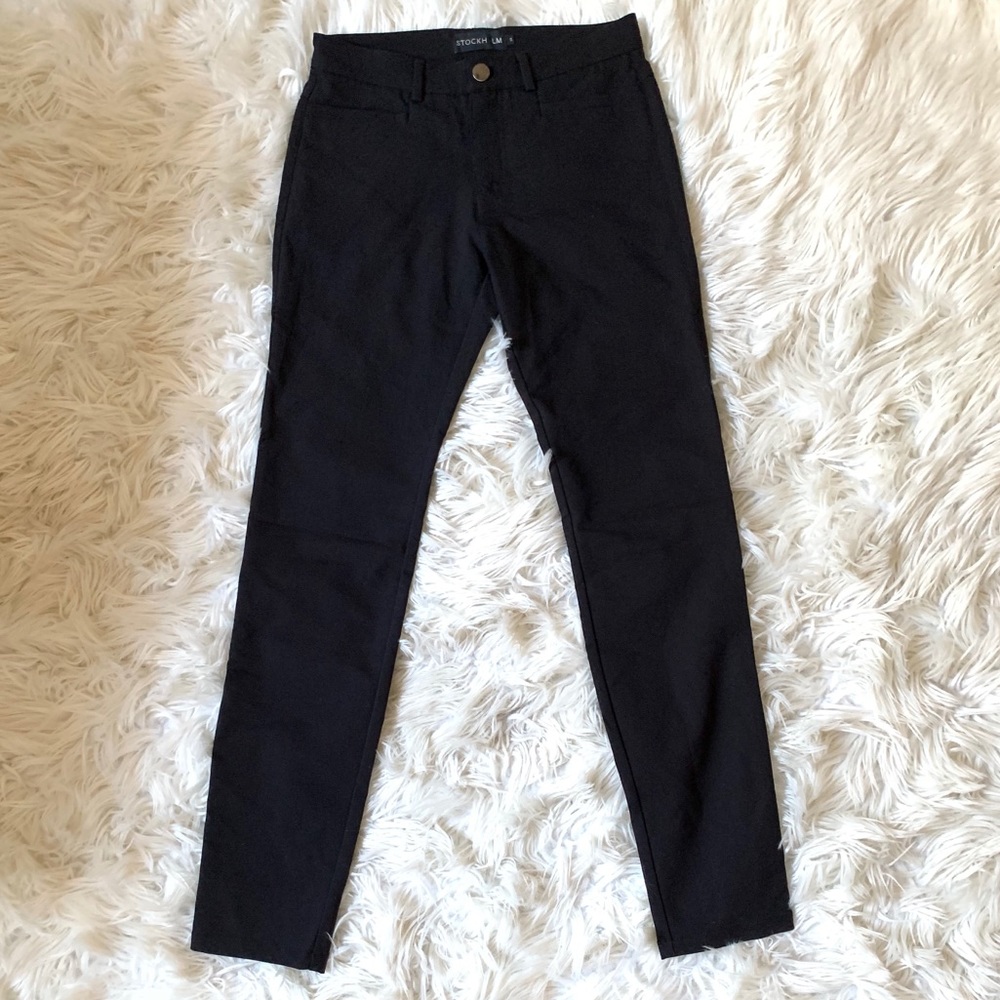 Stockh LM Black Monica Trousers Swedish